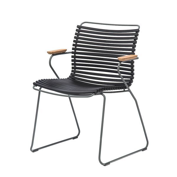 »CLICK Dining Chair« mit Armlehne Schwarz