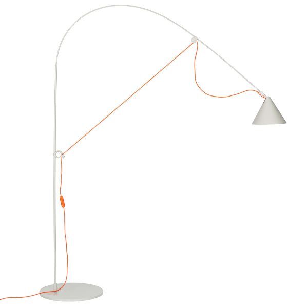 Stehlampe »AYNO« Silk Textilkabel Neon Orange