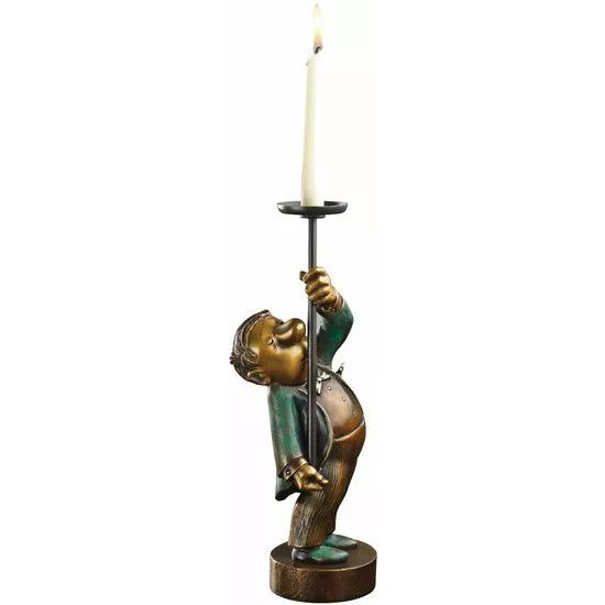 Kerzenhalter nach Loriot Bronze