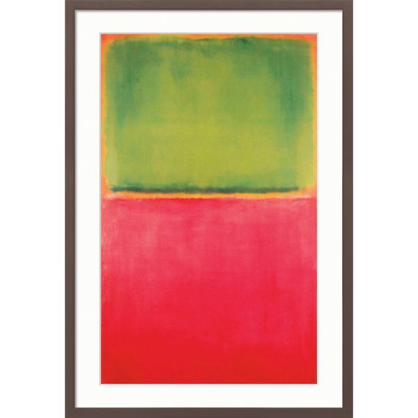 Rothko, Mark: »Green, Red on Orange«
