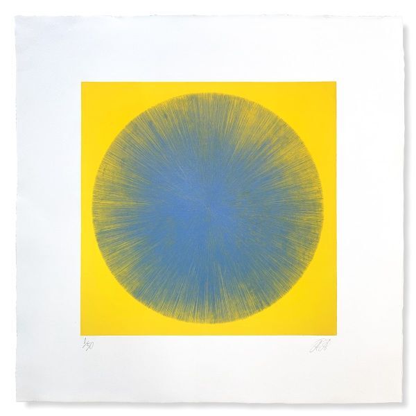 ZEIT-Sonderedition »Spiky Circle (Blau auf Gelb)«, 2023
