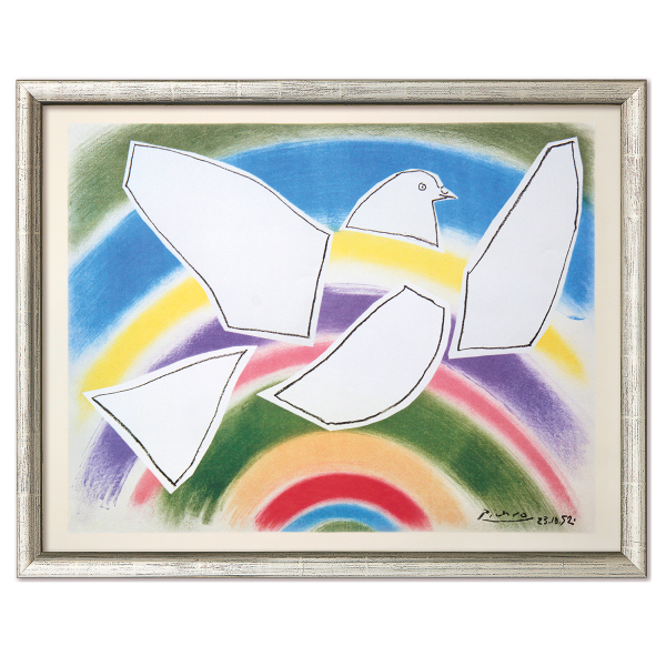 Picasso: »Fliegende Taube im Regenbogen«