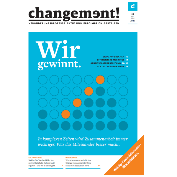 changement! Ausgabe 04/2019: Das Wir gewinnt - Zusammenarbeit