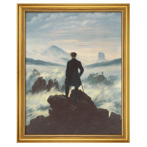 Friedrich, Caspar David: »Der Wanderer über dem Nebelmeer«, 1818
