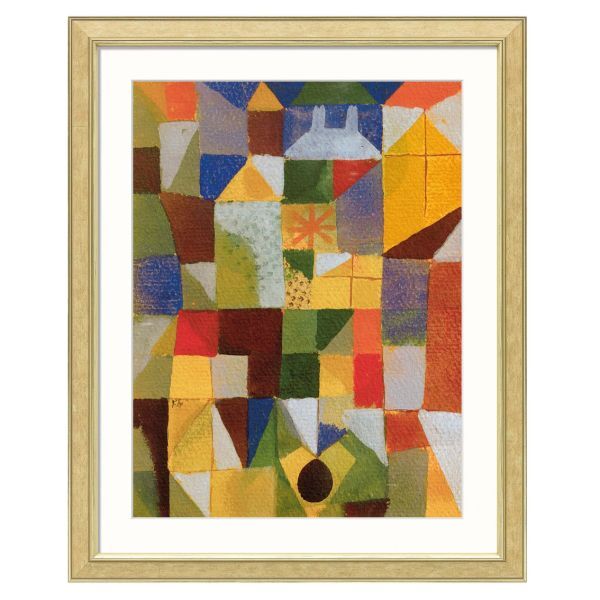 Klee, Paul: »Städtische Komposition m. d. gelben Fenstern«, 1919