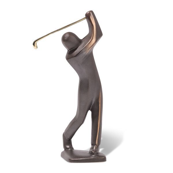 Jutta Römhild: Skulptur »Golfer«, Bronze
