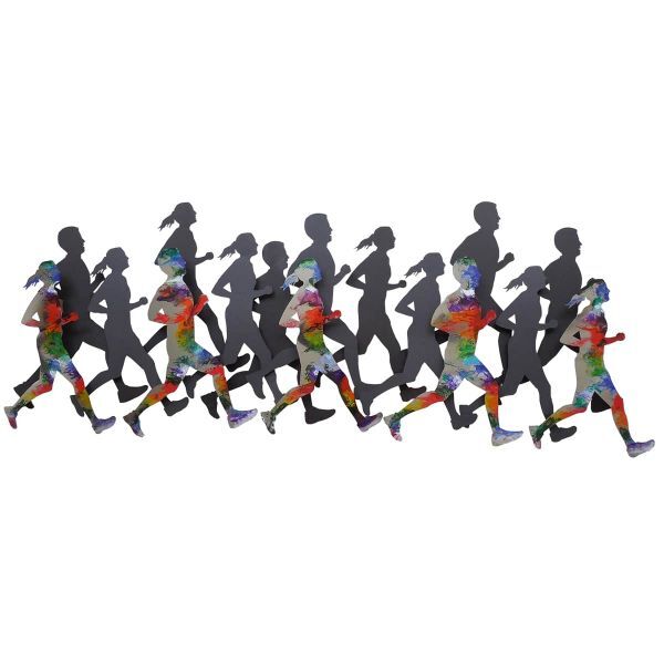C. Jeré: Wandskulptur »Runners«