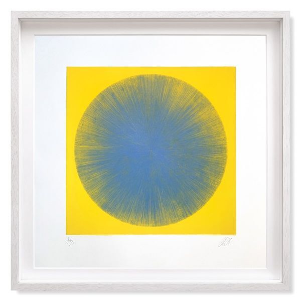 ZEIT-Sonderedition »Spiky Circle (Blau auf Gelb)«, 2023