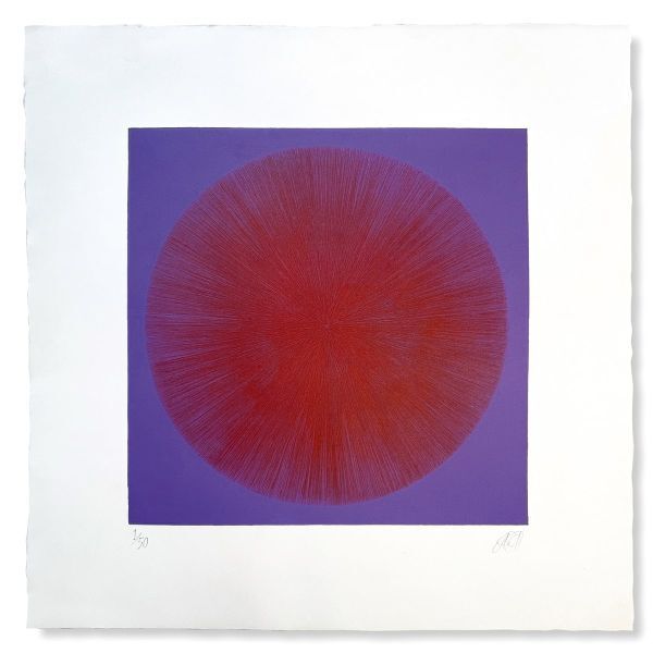 ZEIT-Sonderedition »Spiky Circle (Rot auf Violett)«, 2023