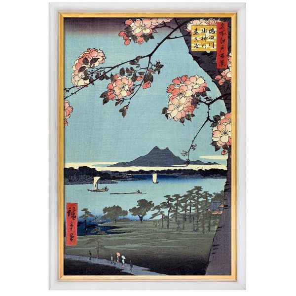 Hiroshige, Ando: »Suijin Grove and Masaki«, 1856-58