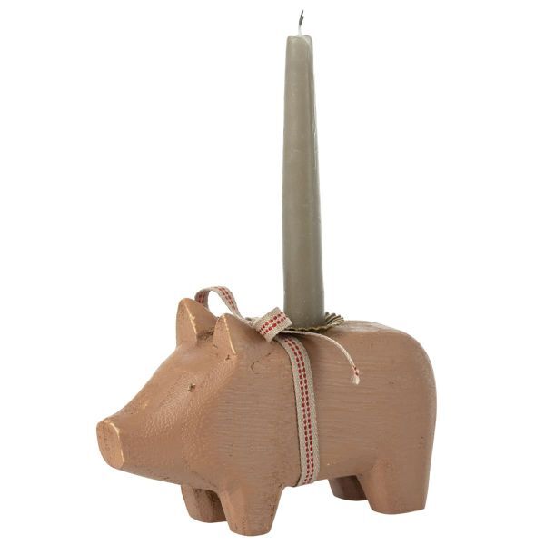 Kleiner Kerzenhalter »Schwein«