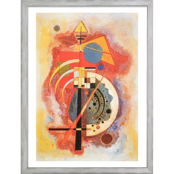 Wassily Kandinsky: 3 Bilder im Set Bild »Hommage à Grohmann« (1926), gerahmt