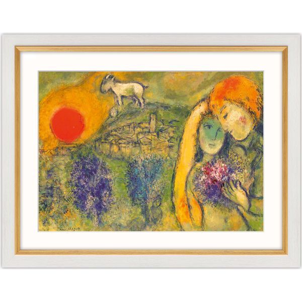 47312_Arsmundi_Marc-Chagall_Die-Liebenden_von_Vence-weiß-gold