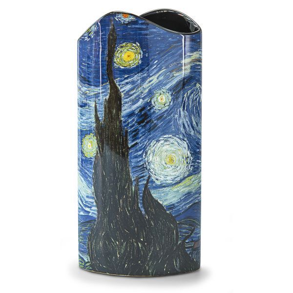 Porzellanvase »Sternennacht über den Rhône«, nach Vincent van Gogh
