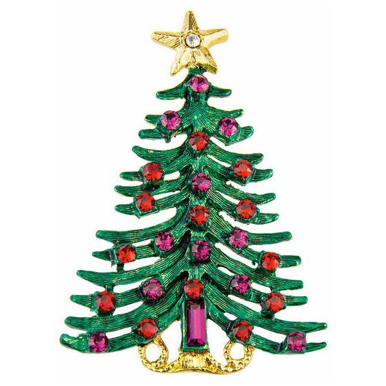 Weihnachtsbrosche »Weihnachtsbaum«