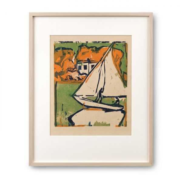 Ernst Ludwig Kirchner: »Segelboot«, 1910