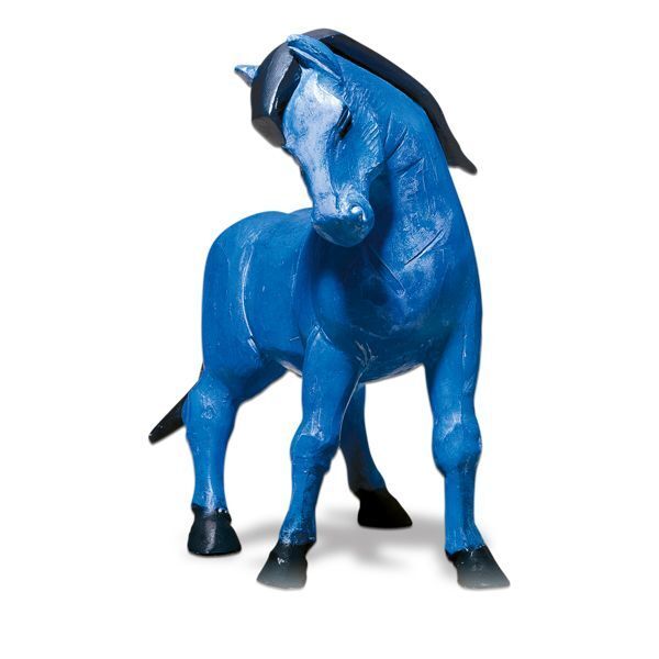 Marc, Franz: »Das blaue Pferd«, Kunstguss handbemalt