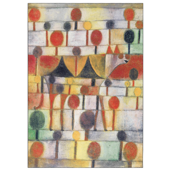 Teppich »Kamel in rhythmischer Baumlandschaft« nach Paul Klee