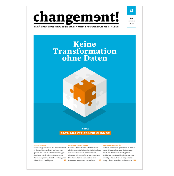 changement Ausgabe 08/2023: Data Analytics und Change