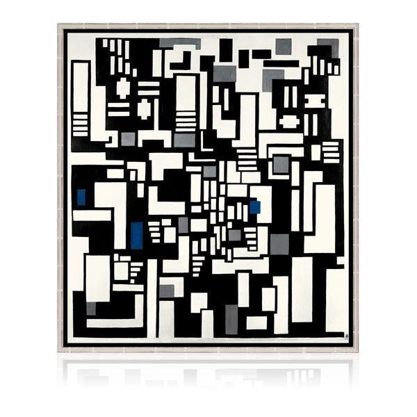 van Doesburg, Theo: »Komposition IX, Opus 18 (Abstraktion der Kartenspieler)«