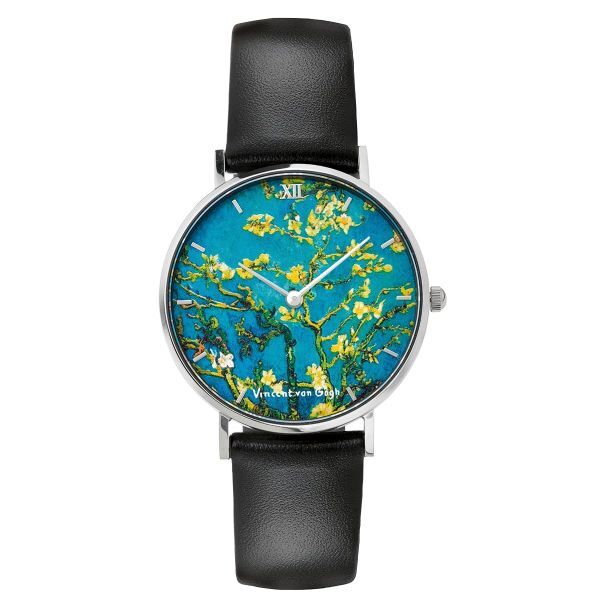 Künstler-Armbanduhr »Blühende Mandelbaumzweige« nach van Gogh