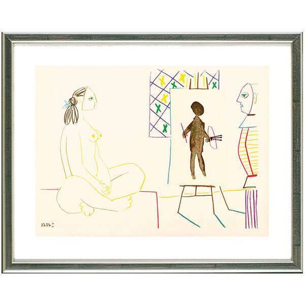 Picasso, Pablo: »Maler und Modell ›3.2.54 I‹«, 1954