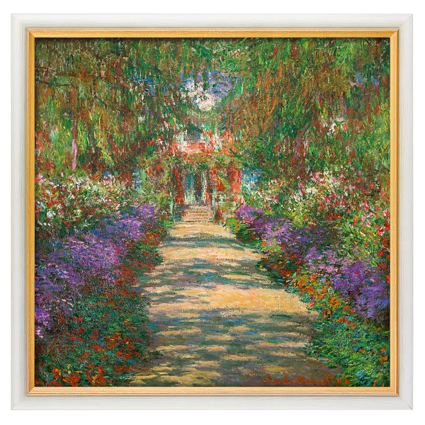 Monet, Claude: »Garten in Giverny« gerahmt, 1902