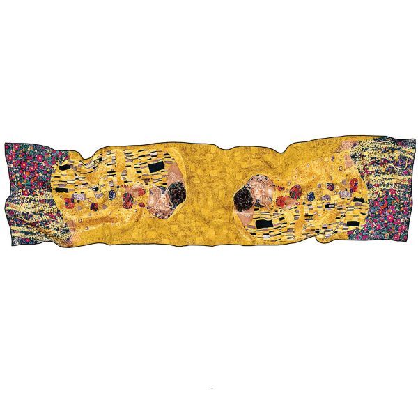 Seidenschal »Der Kuss«, nach Gustav Klimt