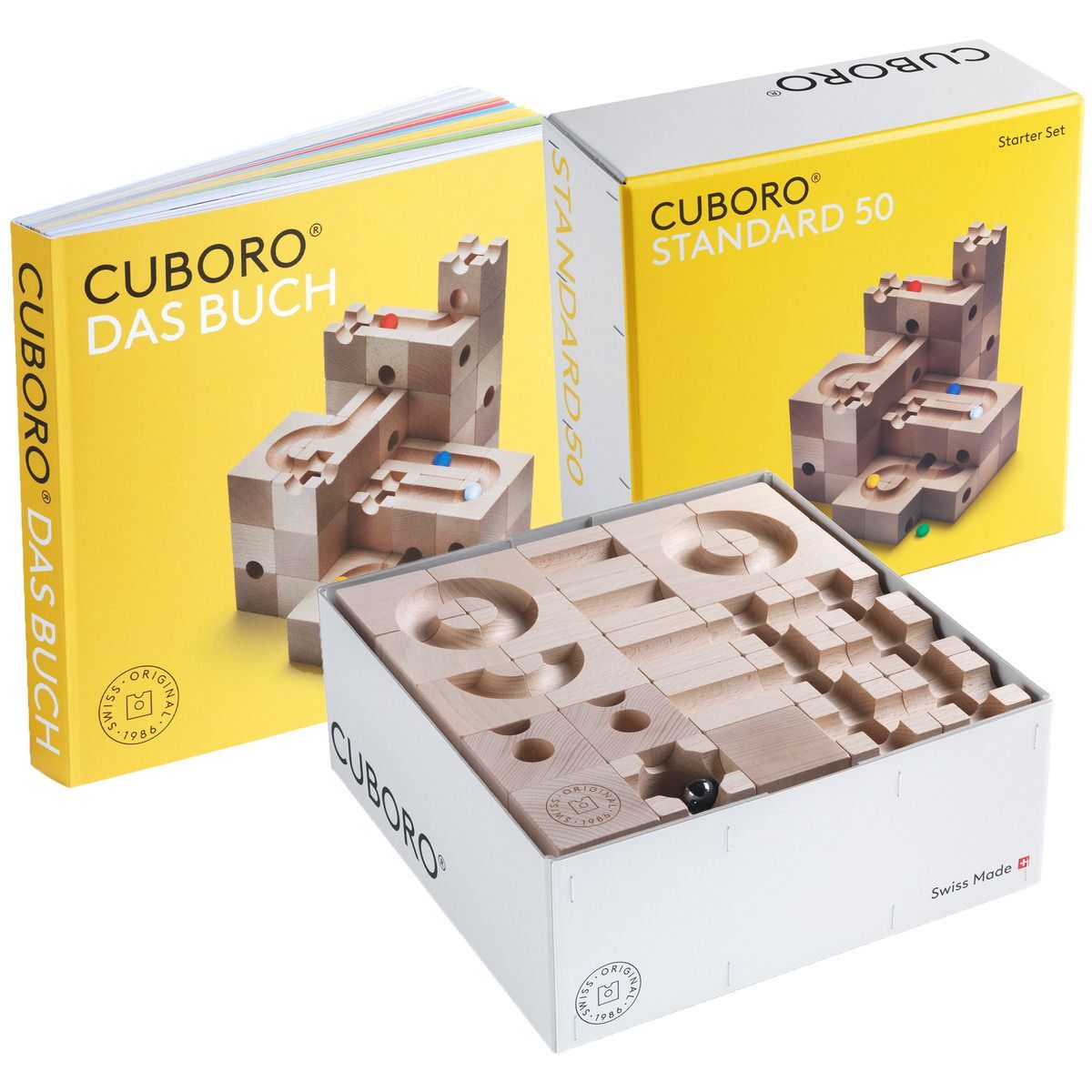 Kugelbahn CUBORO Set »STANDARD 50 & DAS BUCH« | ZEIT Shop